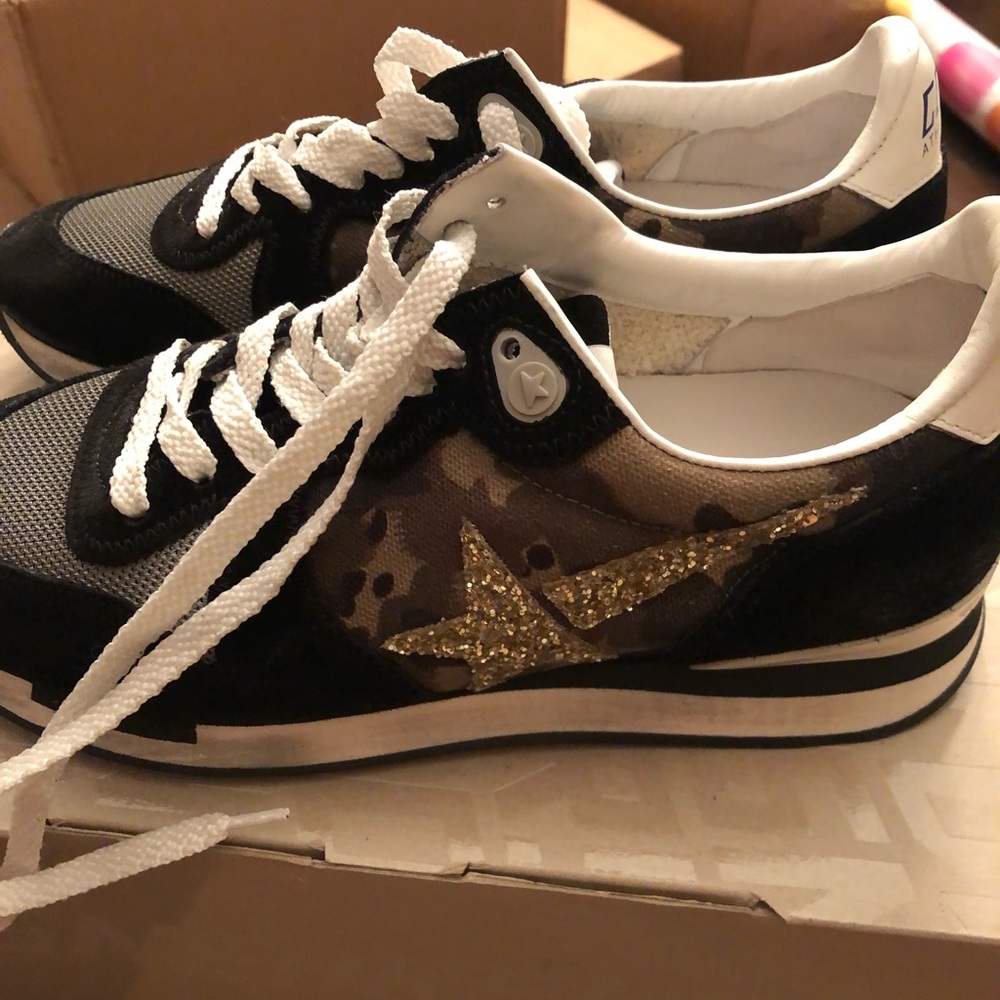 SOLD! Golden Goose camo running sneakers NIB - Picture 4 of 7